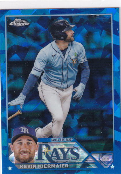 2023 TOPPS CHROME SAPPHIRE #272 KEVIN KIERMAIER- TAMPA BAY RAYS