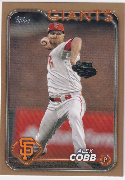 2024 TOPPS SERIES TWO #497 ALEX COBB /2024- SAN FRANCISCO GIANTS