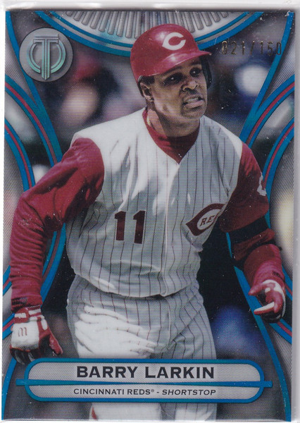2025 TOPPS TRIBUTE #8 BARRY LARKIN 21/150- CINCINNATI REDS