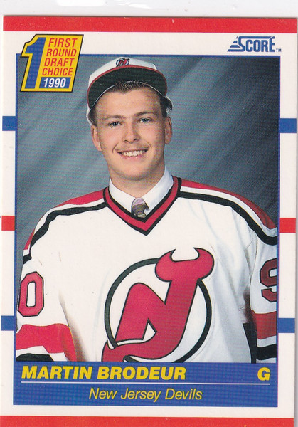 1990 SCORE #439 MARTIN BRODEUR- NEW JERSEY DEVILS