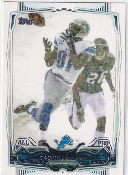 2014 TOPPS #201 CALVIN JOHNSON- DETROIT LIONS