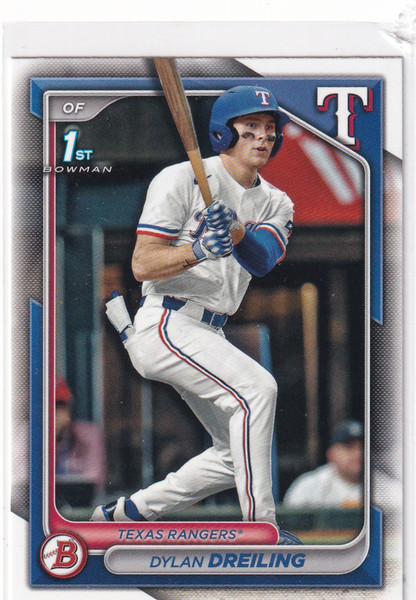 2024 BOWMAN CHROME #BD-42 DYLAN DREILING- TEXAS RANGERS