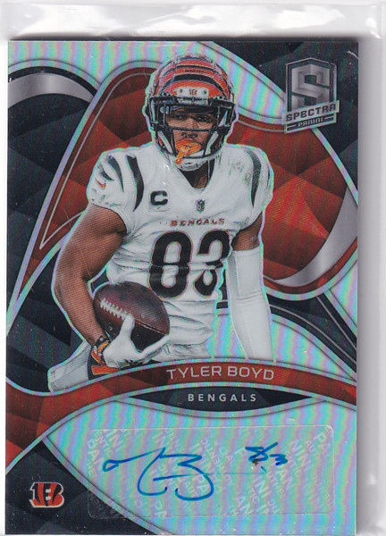 2022 SEPCTRA #SIG-TBO TYLER BOYD AUTO 8/60- CINCINNATI BENGALS
