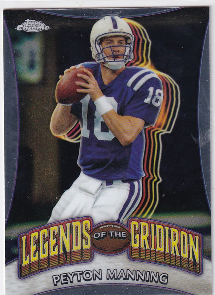 2024 TOPPS CHROME #LOG-2 PEYTON MANNING LEGENDS OF GRIDIRON- INDIANAPOLIS COLTS