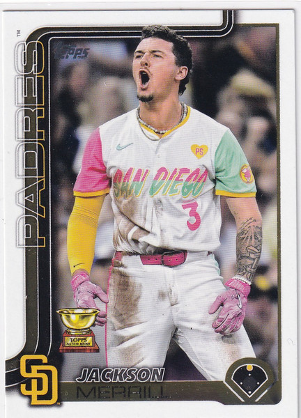 2025 TOPPS SERIES ONE #125 JACKSON MERRILL- SAN DIEGO PADRES