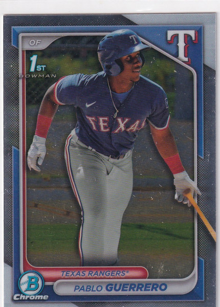 2024 BOWMAN CHROME #BCP-212 PABLO GUERRERO- TEXAS RANGERS