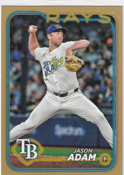 2024 TOPPS UPDATE #US102 JASON ADAM /2024- TAMPA BAY RAYS