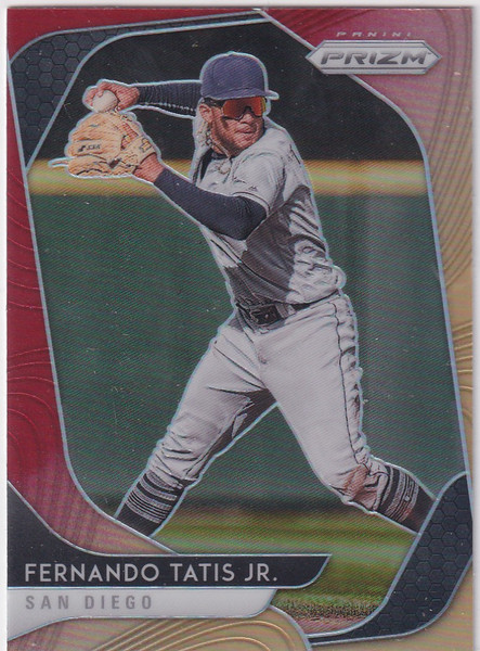 2020 PRIZM #193 FERNANDO TATIS JR RED ORANGE PRIZM- SAN DIEGO PADRES