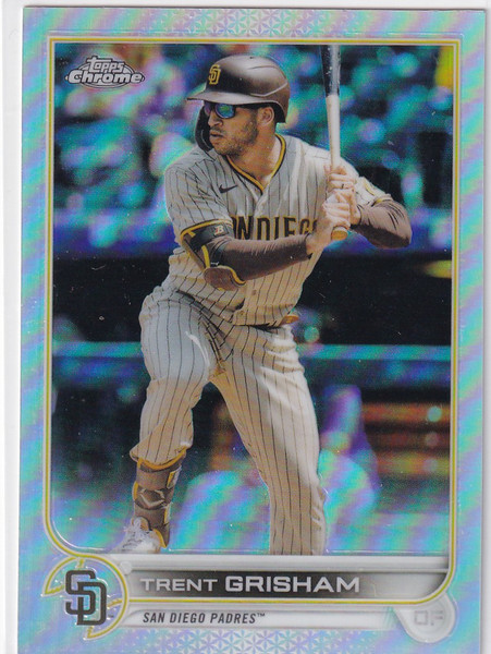 2022 TOPPS CHROME #175 TRENT GRISHAM REFRACTOR- SAN DIEGO PADRES