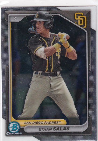 2024 BOWMAN CHROME #BCP-102 ETHAN SALAS- SAN DIEGO PADRES