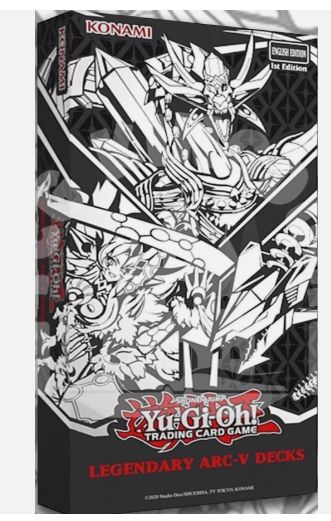 Yugioh Legendary ARC-V Deck Box