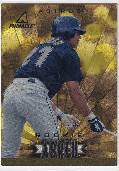 1997 PINNACLE #173 BOB ABREU GOLD HOLO- HOUSTON ASTROS