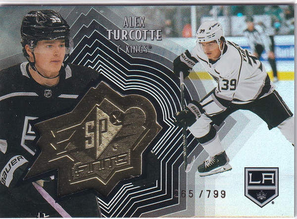 2021-22 UPPER DECK EXTENDED #SF-24 ALEX TURCOTTE PATCH /799- LOS ANGELES KINGS