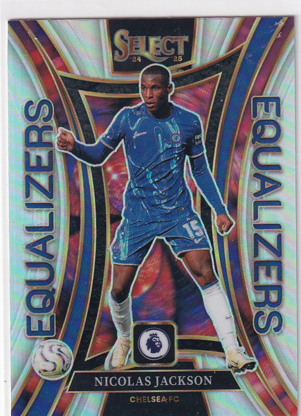 2024-25 SELECT PREMIER LEAGUE #8 NICOLAS JACKSON EQUALIZERS REFRACTOR- CHELSEA
