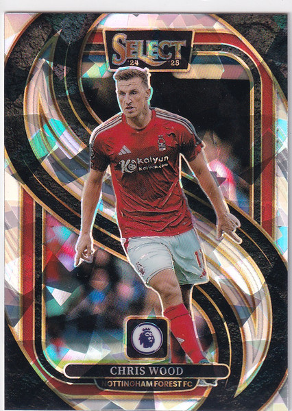 2024-25 SELECT PREMIER LEAGUE #171 CHRIS WOOD CRACKED ICE- NOTTINGHAM FOREST
