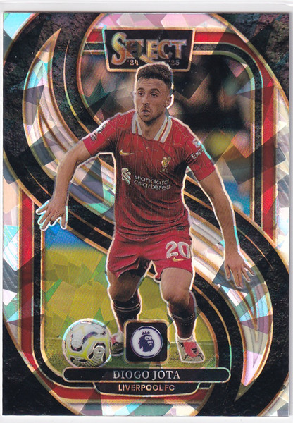 2024-25 SELECT PREMIER LEAGUE #141 DIOGO JOTA CRACKED ICE- LIVERPOOL