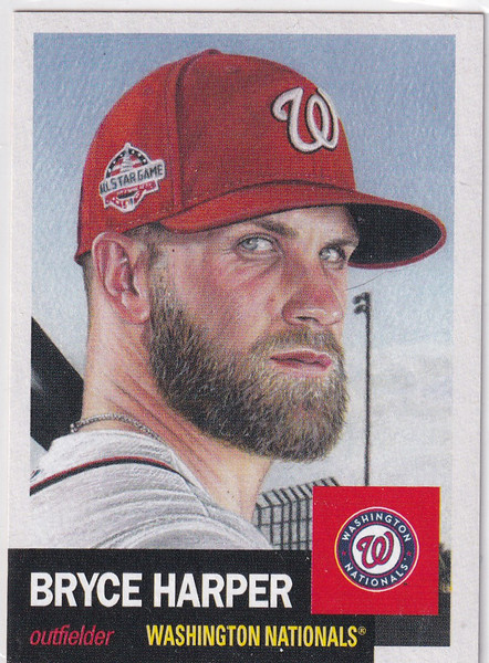2018 TOPPS LIVING SET #13 BRYCE HARPER- WASHINGTON NATIONALS