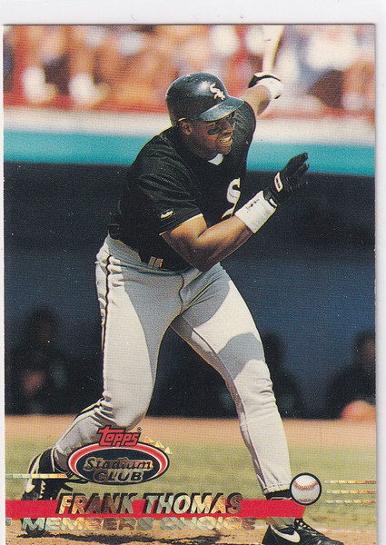 1993 TOPPS STADIUM #746 FRANK THOMAS- CHICAGO WHITE SOX