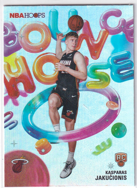 2026 NBA HOOPS #BH-23 KASPARAS JAKUCIONIS BOUNCE HOUSE- MIAMI HEAT