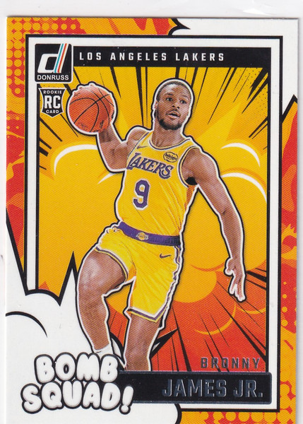 2024-25 DONRUSS #14 BRONNY JAMES JR BOMB SQAUD- LOSS ANGELES LAKERS