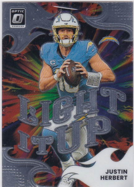 2025 Donruss Optic #12 Justin Herbert Light it up Chargers