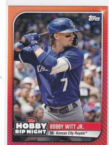 2024 TOPPS RIP NIGHT #32 BOBBY WITT JR RED- KANSAS CITY ROYALS