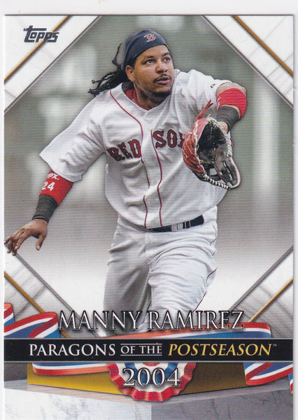 2022 TOPPS #PP-11 MANNY RAMIREZ PARAGONS OF THE POST SEASON- BOSTON RED SOX