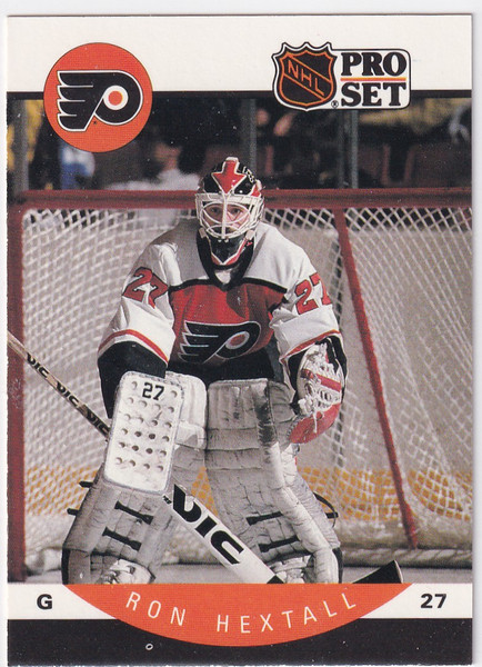 1990 PRO SET #216 RON HEXTALL- PHILADELPHIA FLYERS