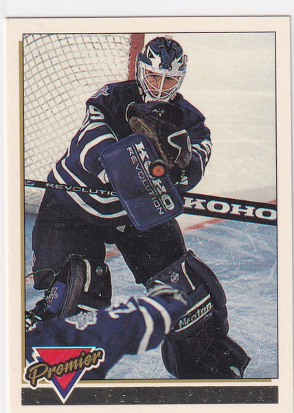 1993 TOPPS PREMIER #30 FELIX POTVIN- MAPLE LEAFS