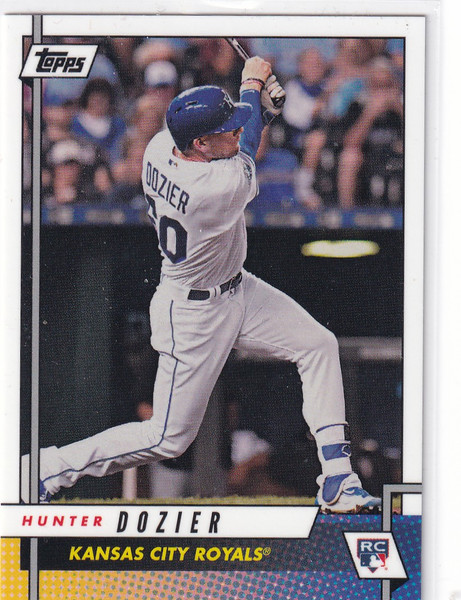 2017 TOPPS #19 HUNTER DOZIER- KANSAS CITY ROYALS