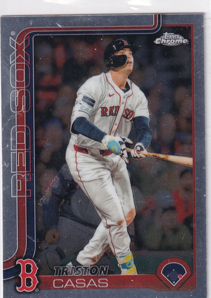 2025 TOPPS CHROME #192 TRISTON CASAS- BOSTON RED SOX
