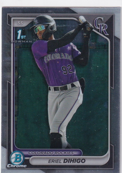 2024 BOWMAN CHROME #BCP-200 ERIEL DIHIGO- COLORADO ROCKIES