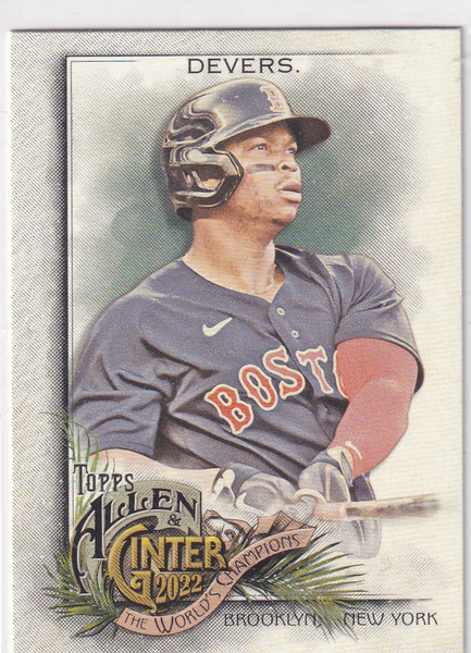 2022 TOPPS ALLEN & GINTER #46 RAFAEL DEVERS- BOSTON RED SOX