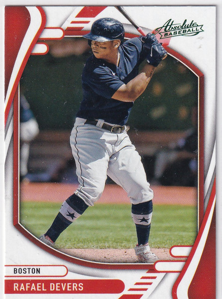 2022 ABSOLUTE #14 RAFAEL DEVERS GREEN- BOSTON RED SOX
