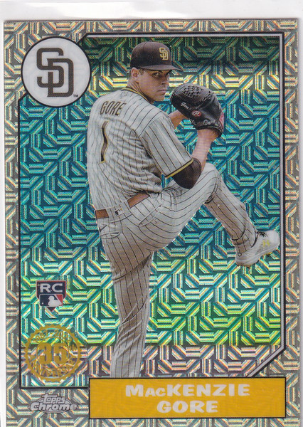 2022 TOPPS CHROME #T87C-2 MACKENZIE GORE MOJO- SAN DIEGO PADRES