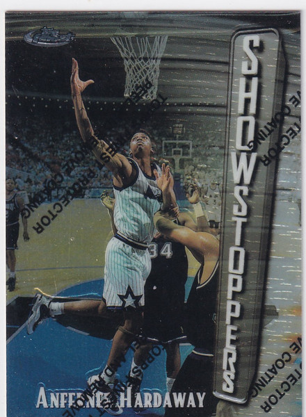 1998 TOPPS FINEST #274 ANFERNEE HARDAWAY SHOWSTOPPERS- ORLANDO MAGIC