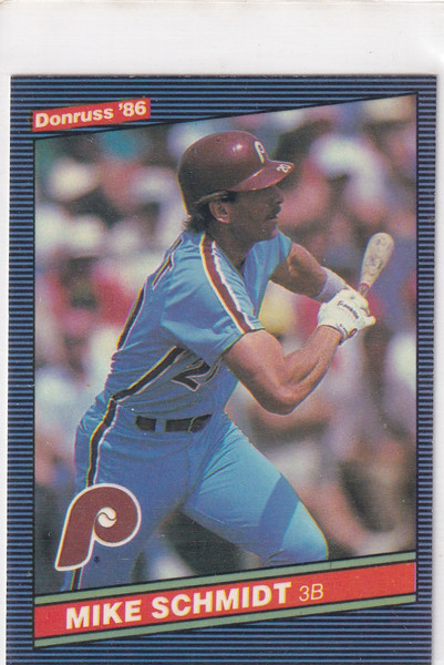 1985 LEAF #61 MIKE SCHMIDT- PHILADELPHIA PHILLIES