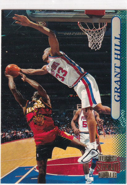 1996 TOPPS STADIUM #10 GRANT HILL- DETROIT PISTONS