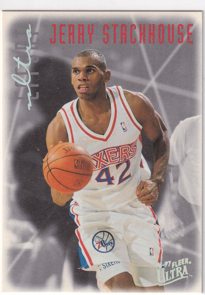 1996 FLEER #146 JERRY STACKHOUSE- PHILADELPHIA 76ERS