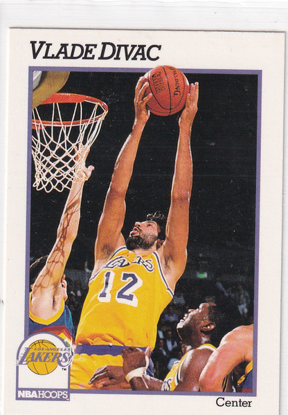 1991 HOOPS #99 VLADE DIVAC- LOS ANGELES LAKERS