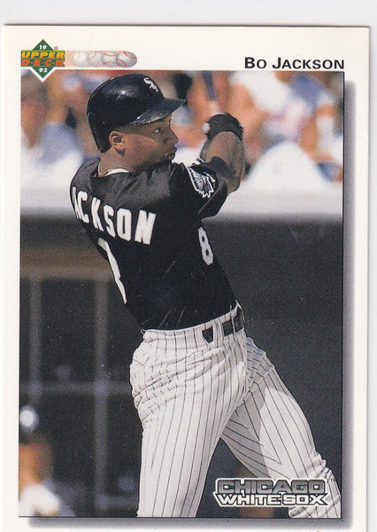 1991 UPPER DECK #555 BO JACKSON- CHICAGO WHITE SOX