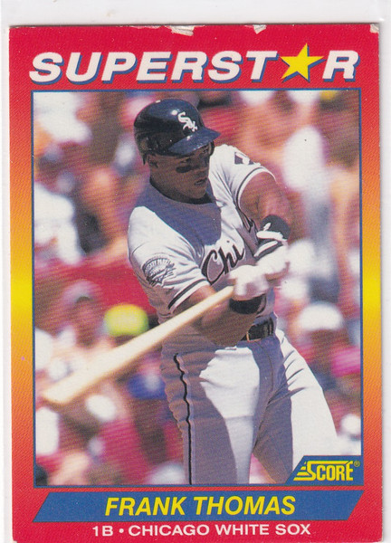 1992 SCORE #51 FRANK THOMAS SUPERSTAR- CHICAGO WHITE SOX