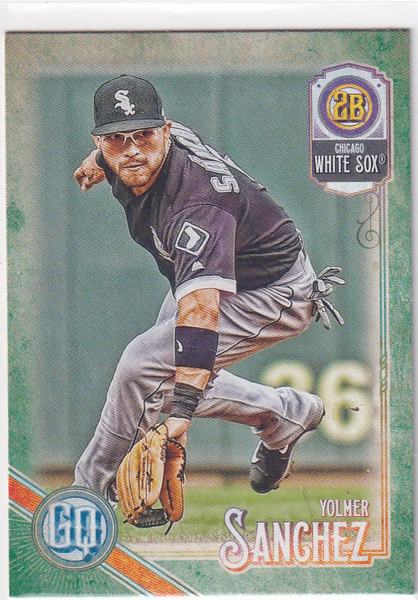 2018 TOPPS GYPSY QUEEN #49 YOLMER SANCHEZ- CHICAGO WHITE SOX