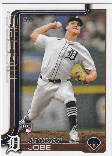 2025 TOPPS SERIES TWO #490 JACKSON JOBE- DETROIT TIGERS