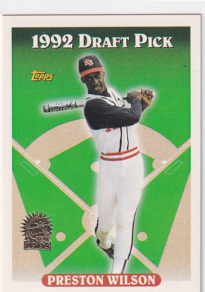1993 TOPPS #132 PRESTON WILSON DRAFT PICK- NEW YORK METS