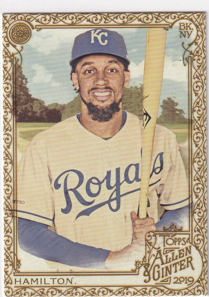 2019 TOPPS ALLEN & GINTER #260 BILLY HAMILTON- KANSAS CITY ROYALS