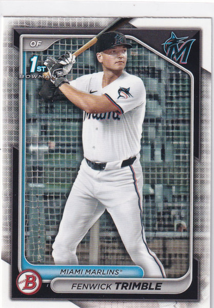 2024 BOWMAN #BD-121 FENWICK TRIMBLE- MIAMI MARLINS