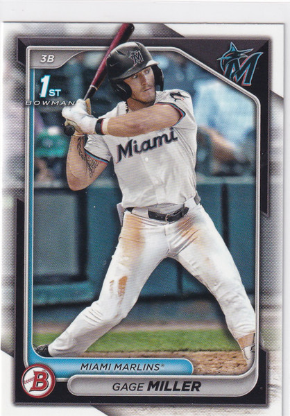 2024 BOWMAN #BD-64 GAGE MILLER- MIAMI MARLINS