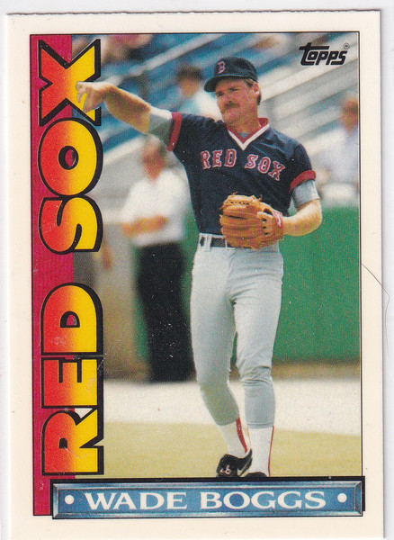 1990 TOPPS TV #22 WADE BOGGS- BOSTON RED SOX