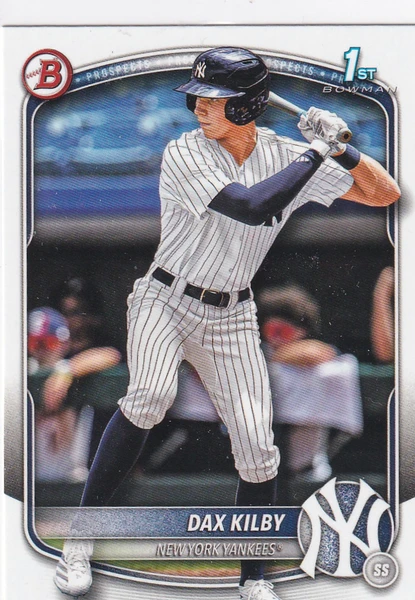 2025 BOWMAN #BD-146 DAX KILBY- NEW YORK YANKEES